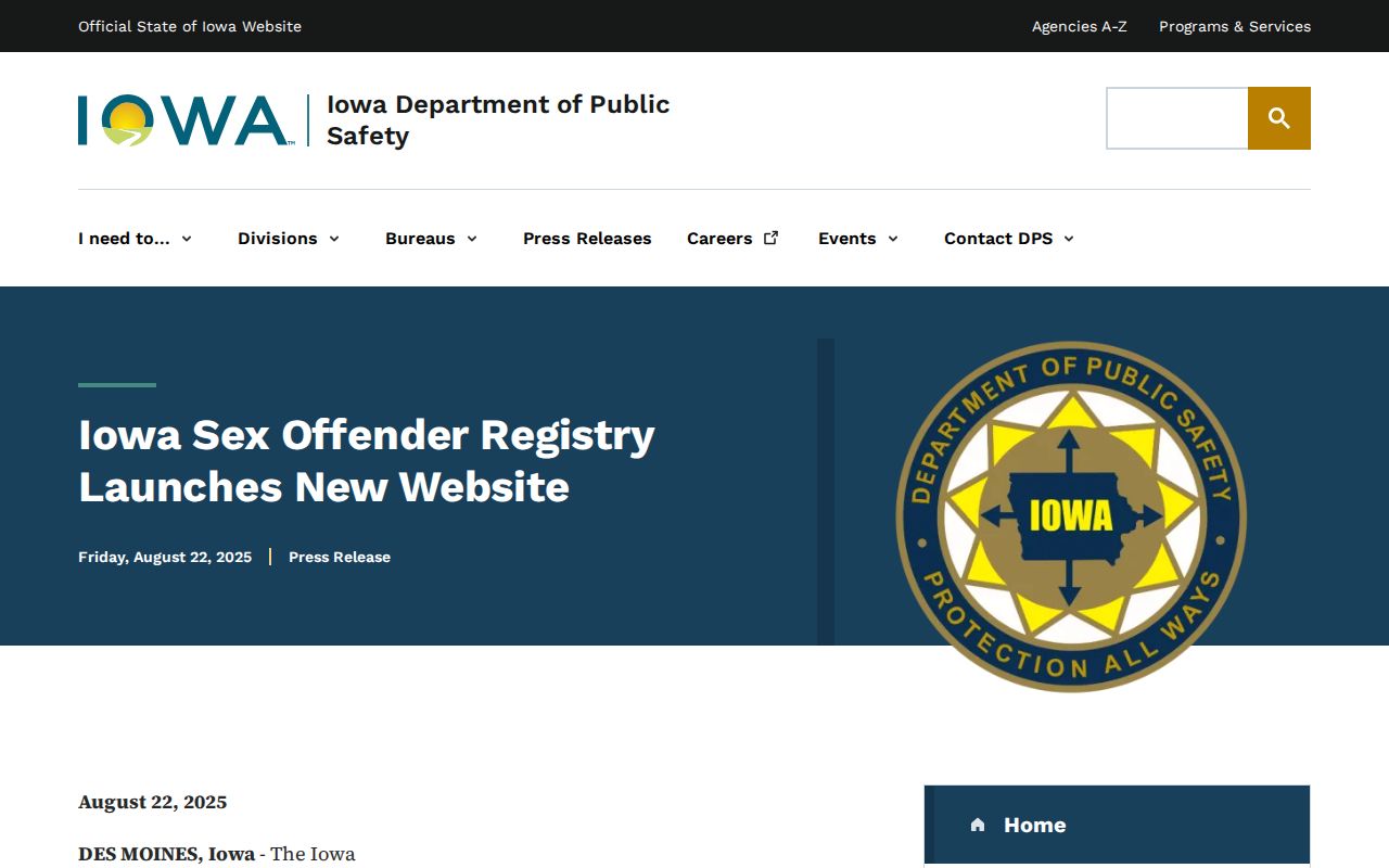Clay County sex offender registry redesign announcement