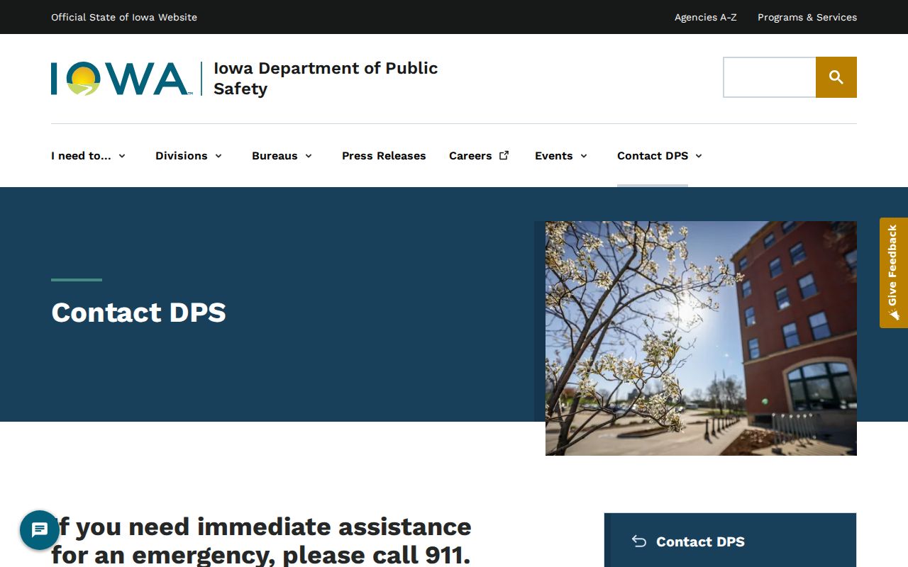 Clay County criminal record Iowa DPS contact routes